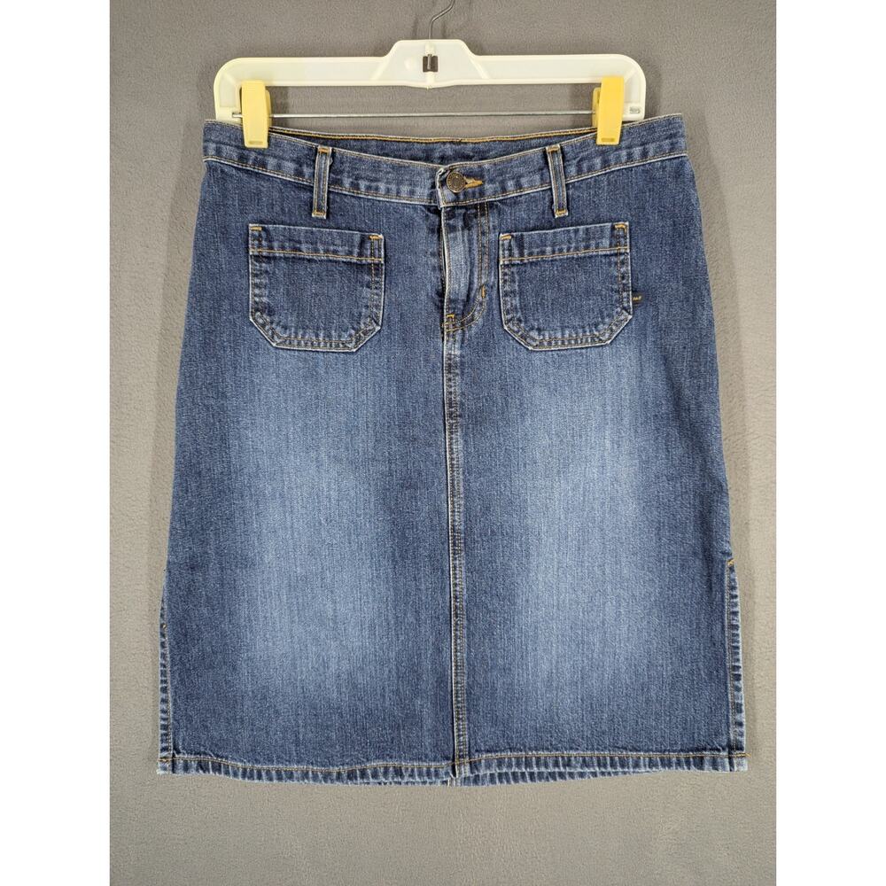 Vintage Abercrombie And Fitch Denim Skirt Size 6 Y2K
